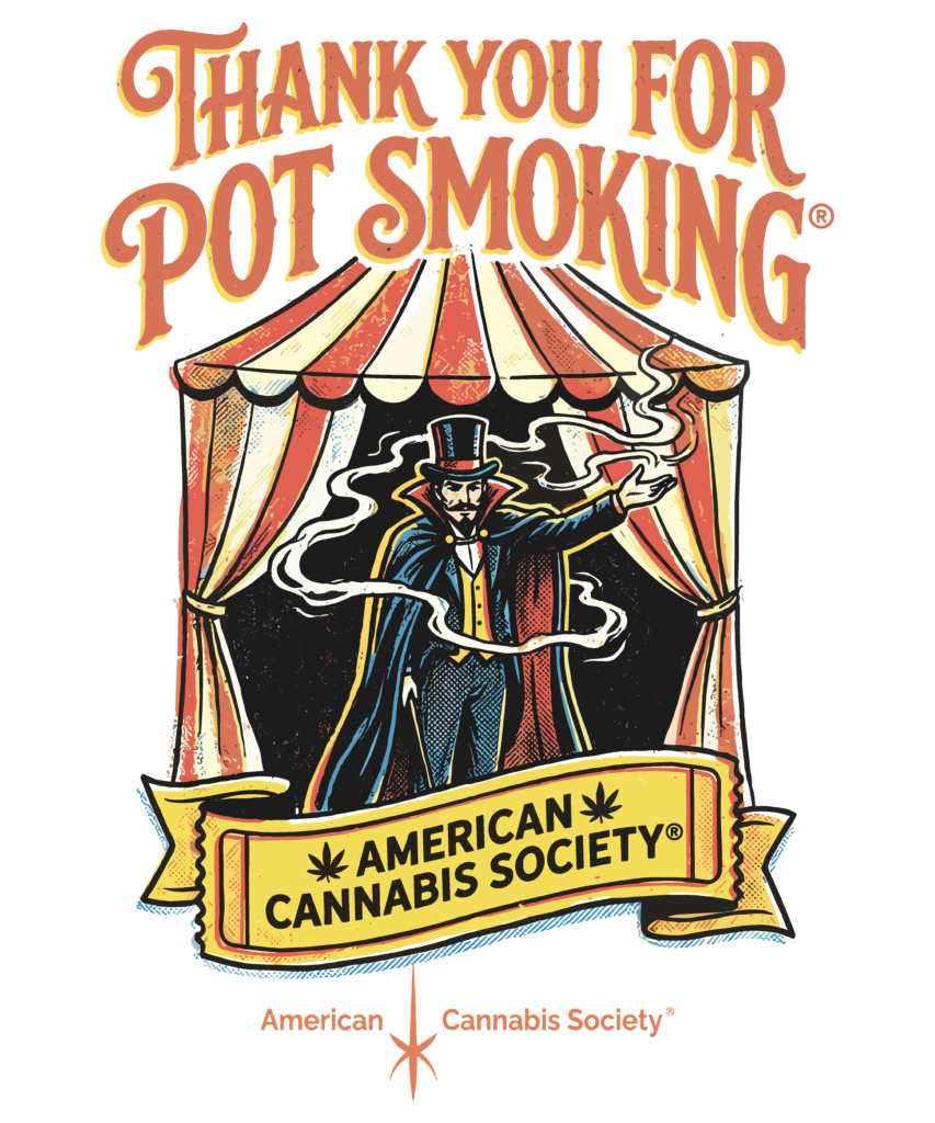 Thank You For Pot Smoking® circus tent design - GreenRX™ Wisconsin cannabis culture artwork